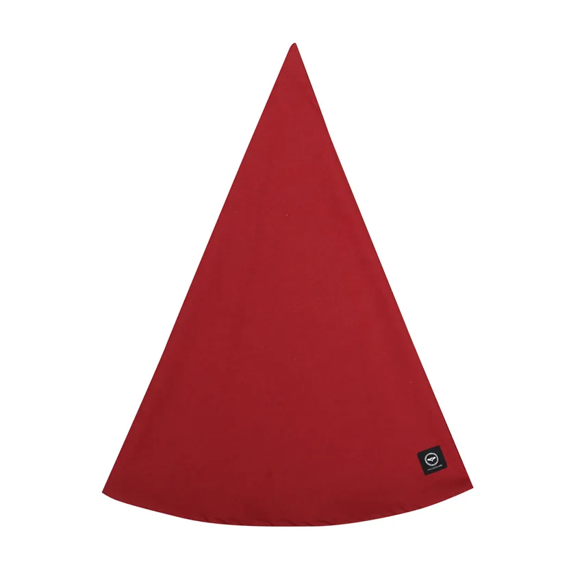 Nappe Ronde Essuyable Recyclée Hedvig, Rouge foncé