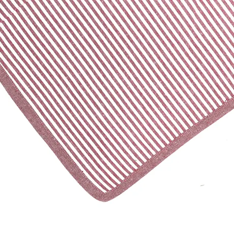 Tablier Recyclé Stina, Rouge foncé/Blanc