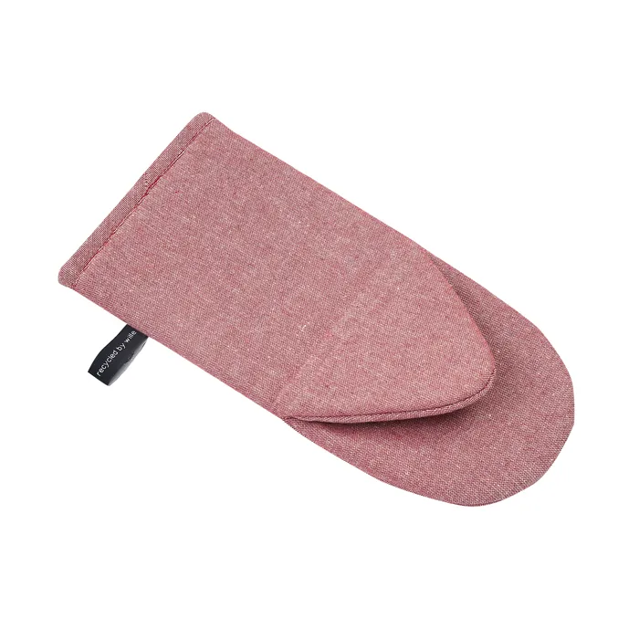 Gant de cuisine recyclé Gösta, Rouge foncé/Beige