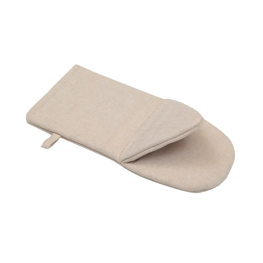 Gant de cuisine recyclé Gösta, Sable/Blanc