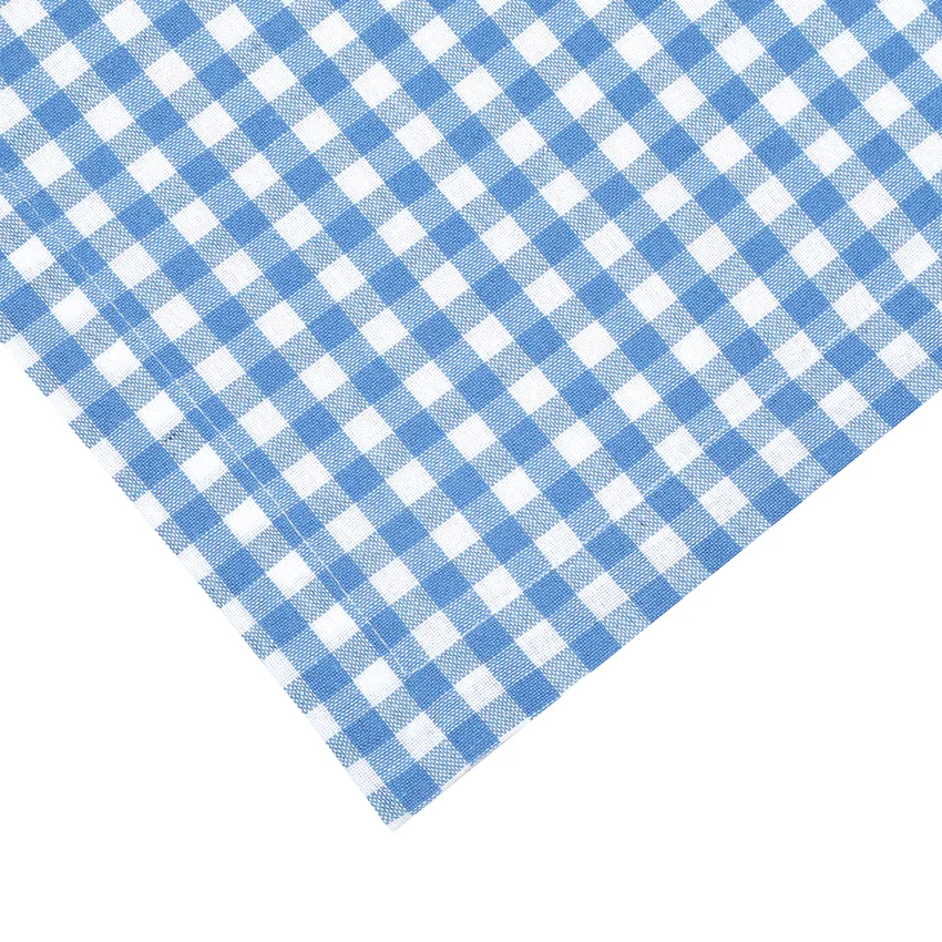 Serviette Recyclée 2-pack Bella, Bleu clair/Blanc