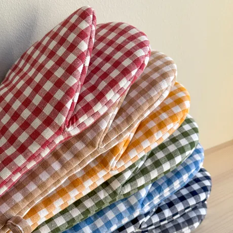 Gant de cuisine recyclé Bella, Rose/Blanc