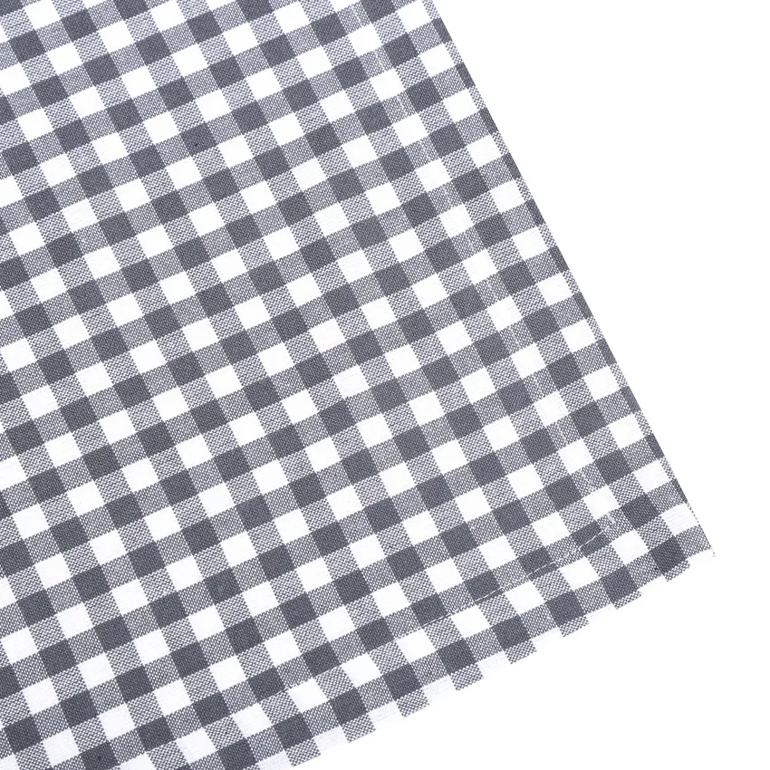 Nappe recyclée Bella, Gris foncé/Blanc