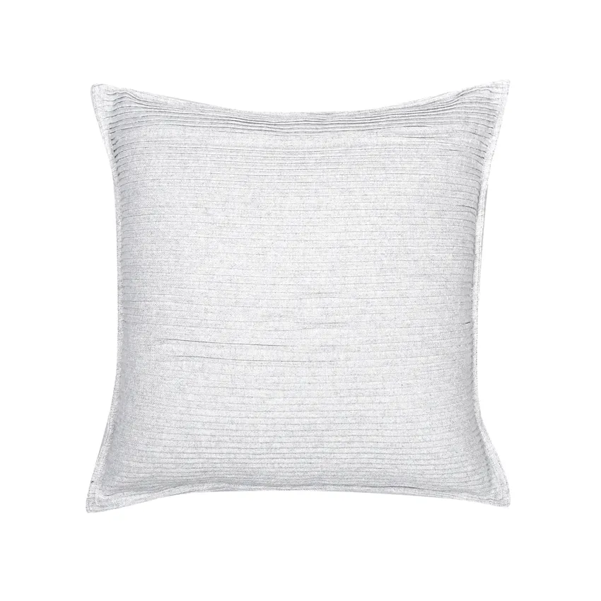Recyclé Housse de coussin Samuel, Gris clair