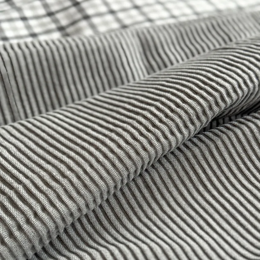 Recyclé Couvre-lits Samuel, Gris