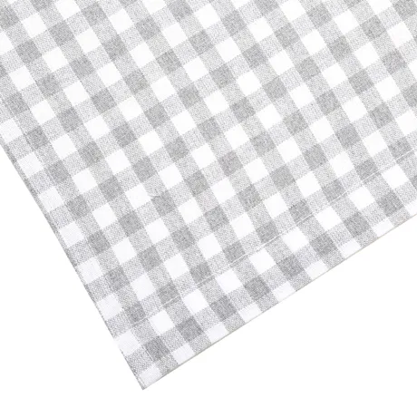 Tablier Recyclé Bella, Gris clair/Blanc