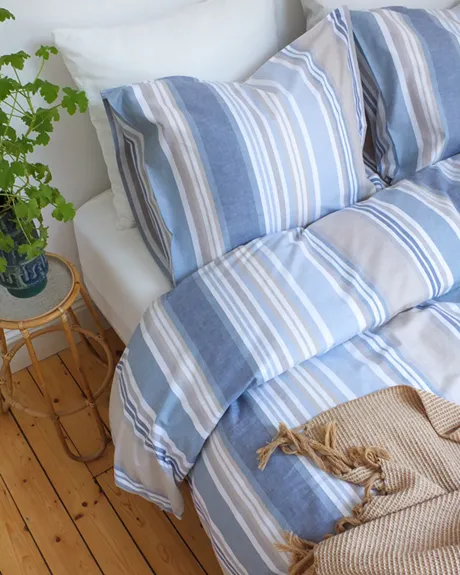 Parure de lit 2-dels Harry, Bleu multicolore