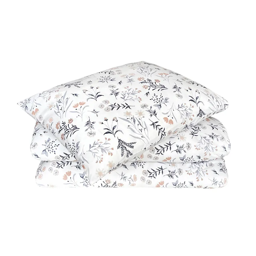 Parure de lit 2-dels Juliana, Rose/Bleu