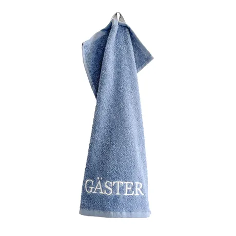 Serviette invité Gäster, Bleu gris