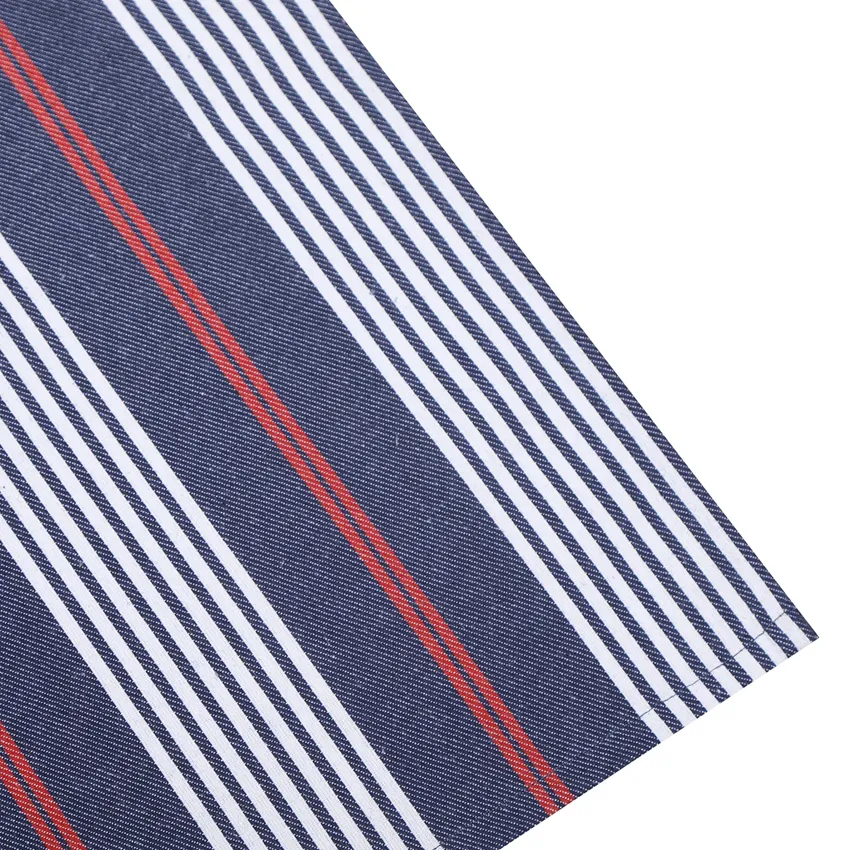 Nappe Essuyable Recyclée Hampus, Bleu marine/Rouge