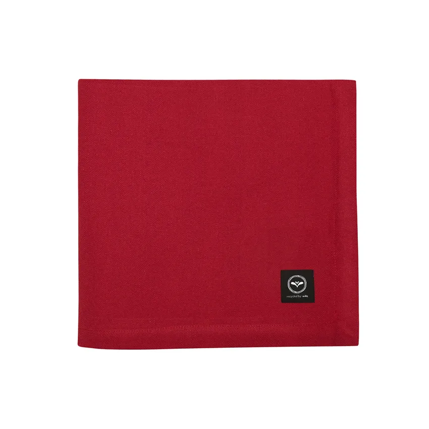 Nappe recyclée Emil, Rouge foncé