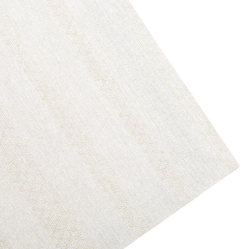 Nappe recyclée Molly, Lin/Blanc