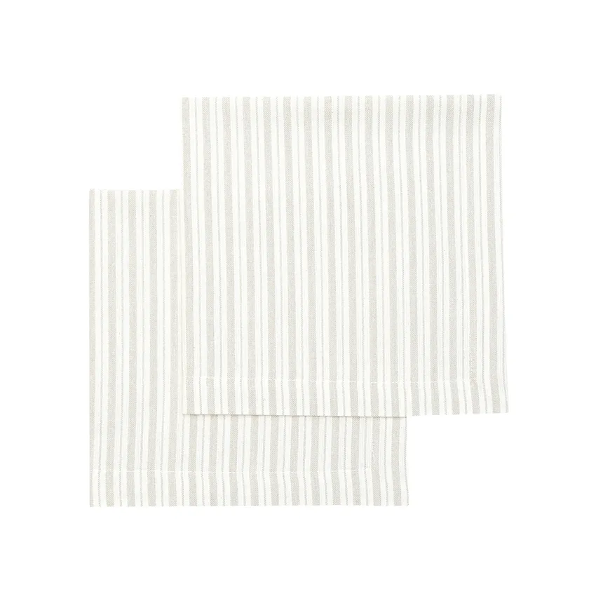 Serviette Recyclée 2-pack Alf, Lin/Beige