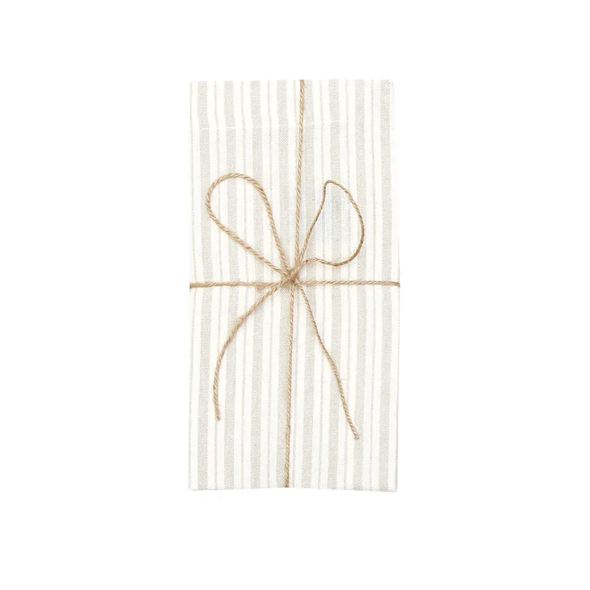 Serviette Recyclée 2-pack Alf, Lin/Beige