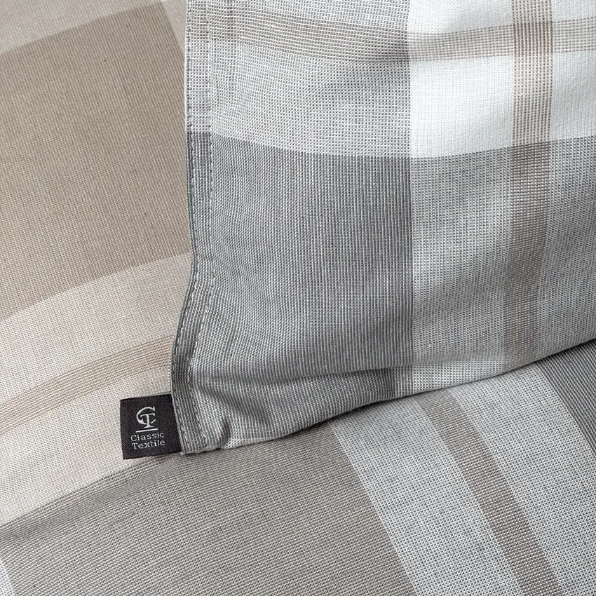 Parure de lit 2-dels Algot, Sable/Gris