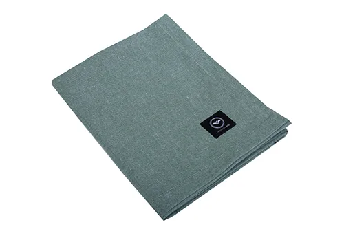 Nappe recyclée Elin, Vert/Blanc