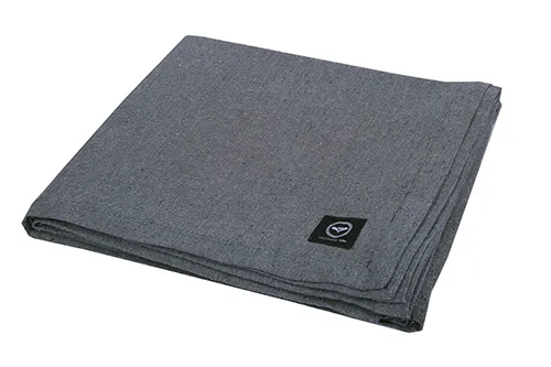 Nappe recyclée Elin, Gris foncé/Gris