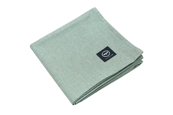 Nappe Essuyable Recyclée Hedvig, Vert/Blanc