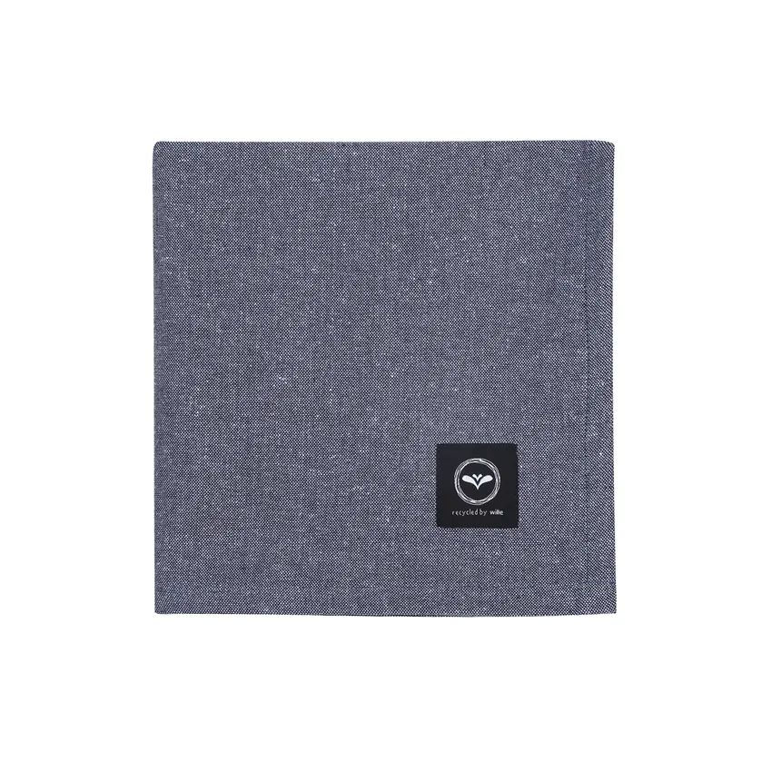 Nappe Essuyable Recyclée Hedvig, Bleu marine/Blanc