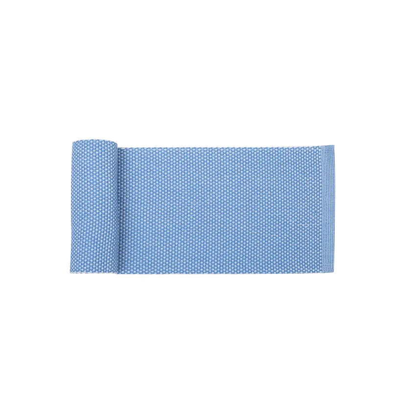 Recyclé Chemins de table Kalle, Bleu/Bleu clair