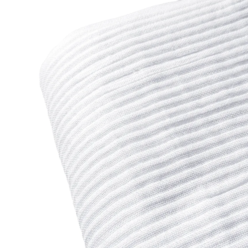 Recyclé Couvre-lits Samuel, Blanc