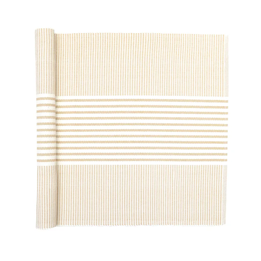 Recyclé Chemins de table Isa, Beige/sable