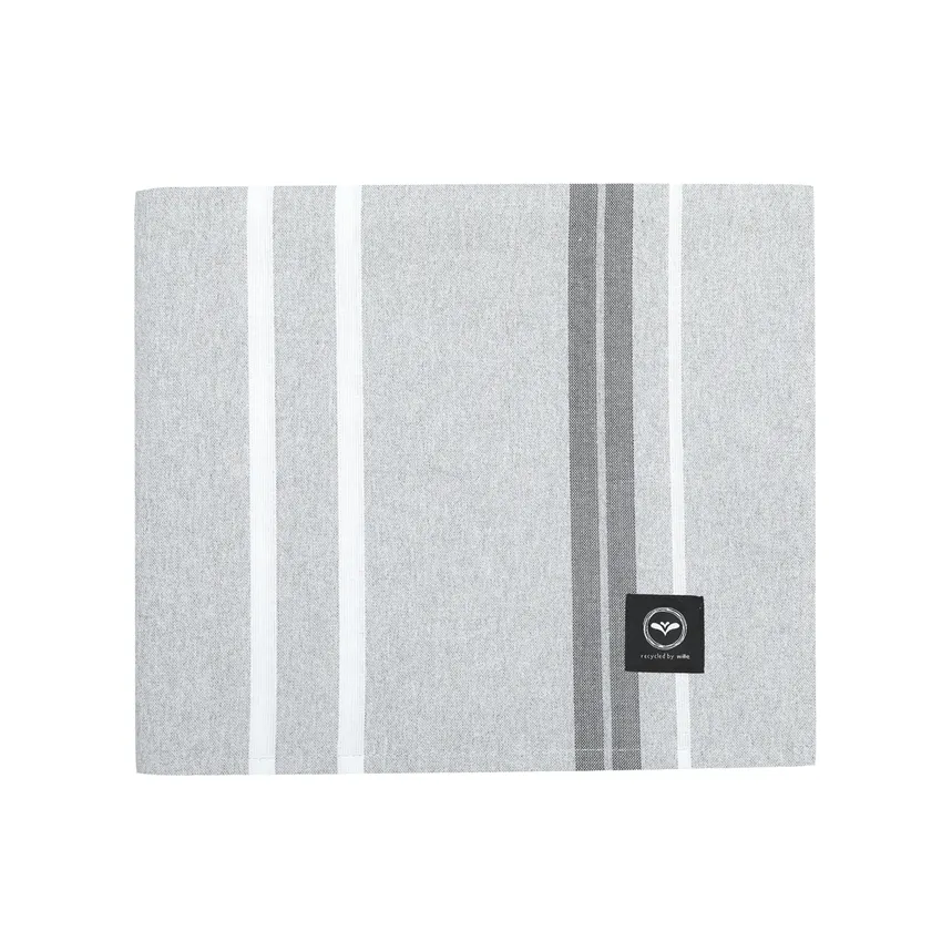 Nappe Essuyable Recyclée Dante, Gris clair/Blanc/Gris foncé