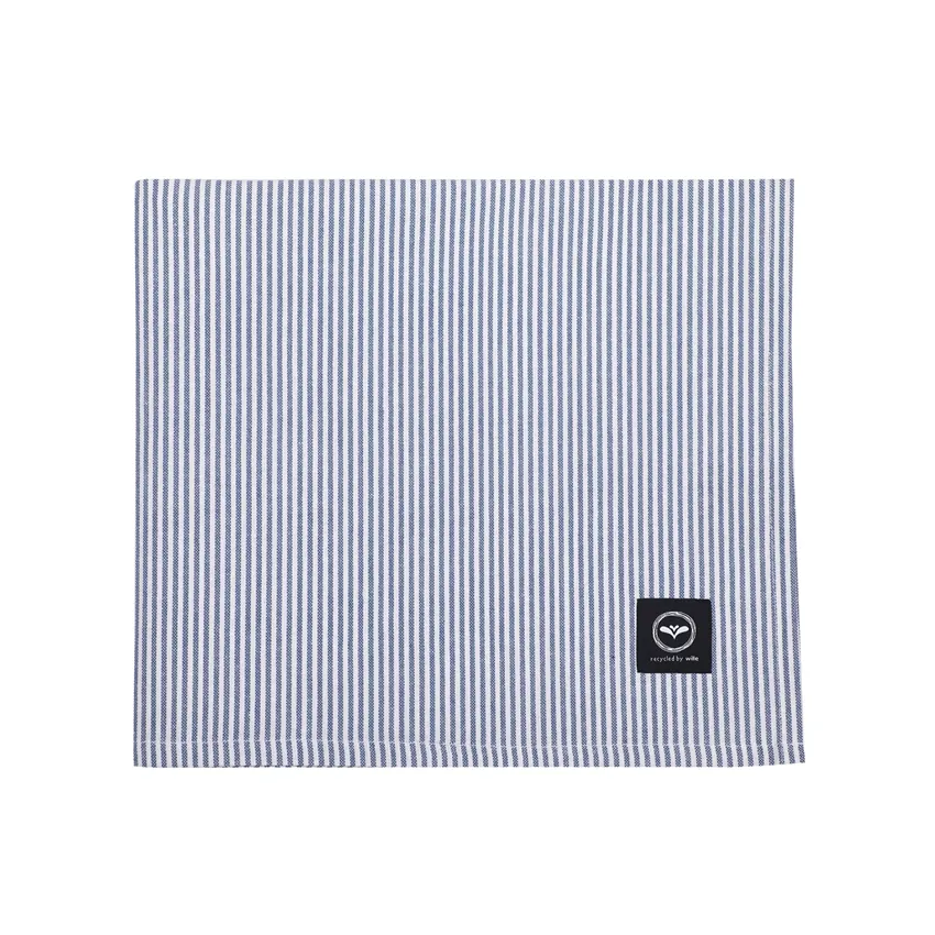 Nappe Essuyable Recyclée Bosse, Gris bleu/Blanc