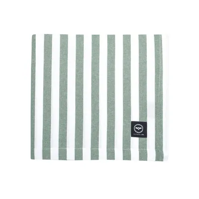 Nappe recyclée Pelle, Vert/Blanc