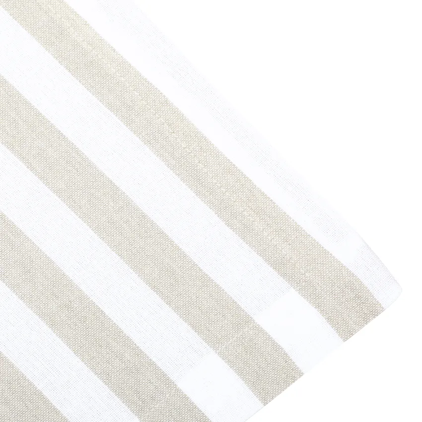 Nappe recyclée Pelle, Lin/Blanc