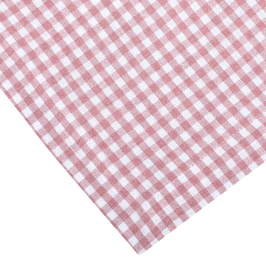 Nappe recyclée Madicken, Rose clair/Blanc