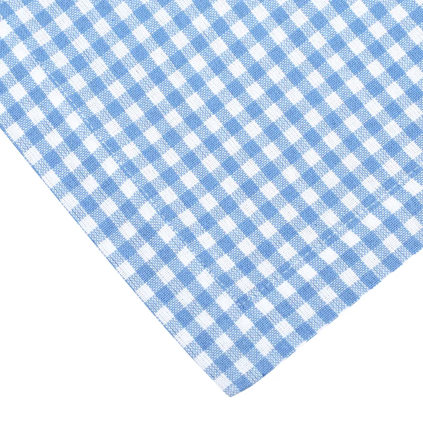 Nappe recyclée Madicken, Bleu clair/Blanc