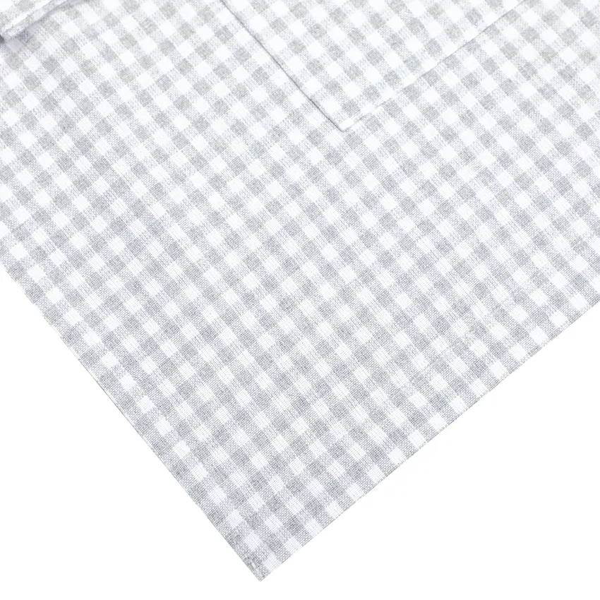 Tablier Recyclé Madicken, Gris clair/Blanc