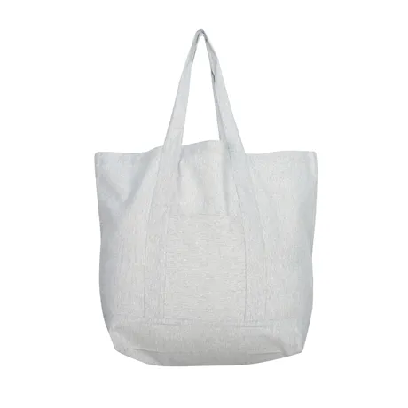 Sac recyclé Elin, Gris clair/Blanc