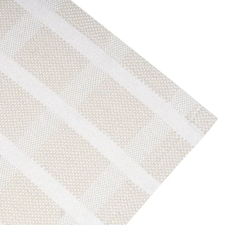 Recyclé Couvre-lits Bodil, Lin/Blanc