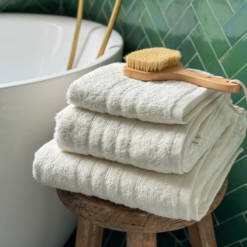 Serviette de toilette Royal, Bambou, Off-White