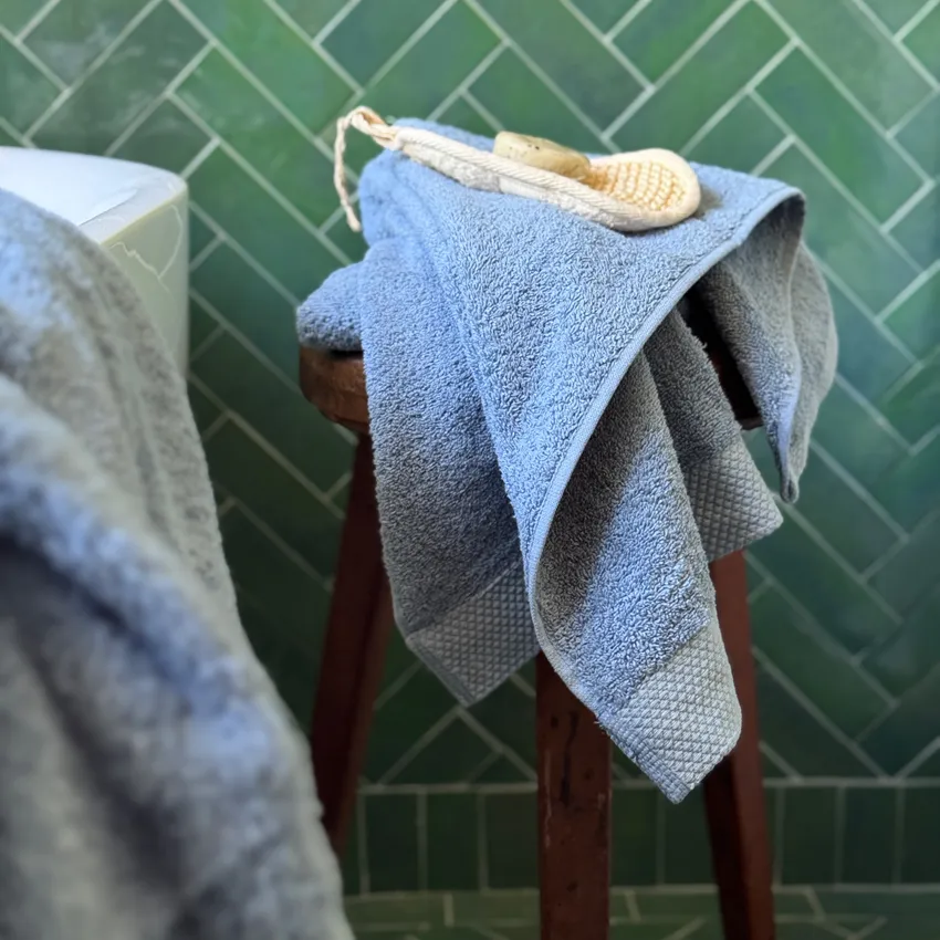 Serviette de toilette Dalarö, Bleu gris