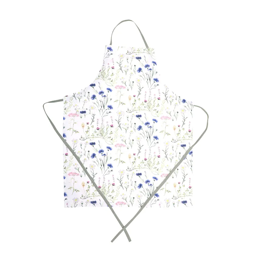 Tablier Recyclé Hilma, Bleu/Vert