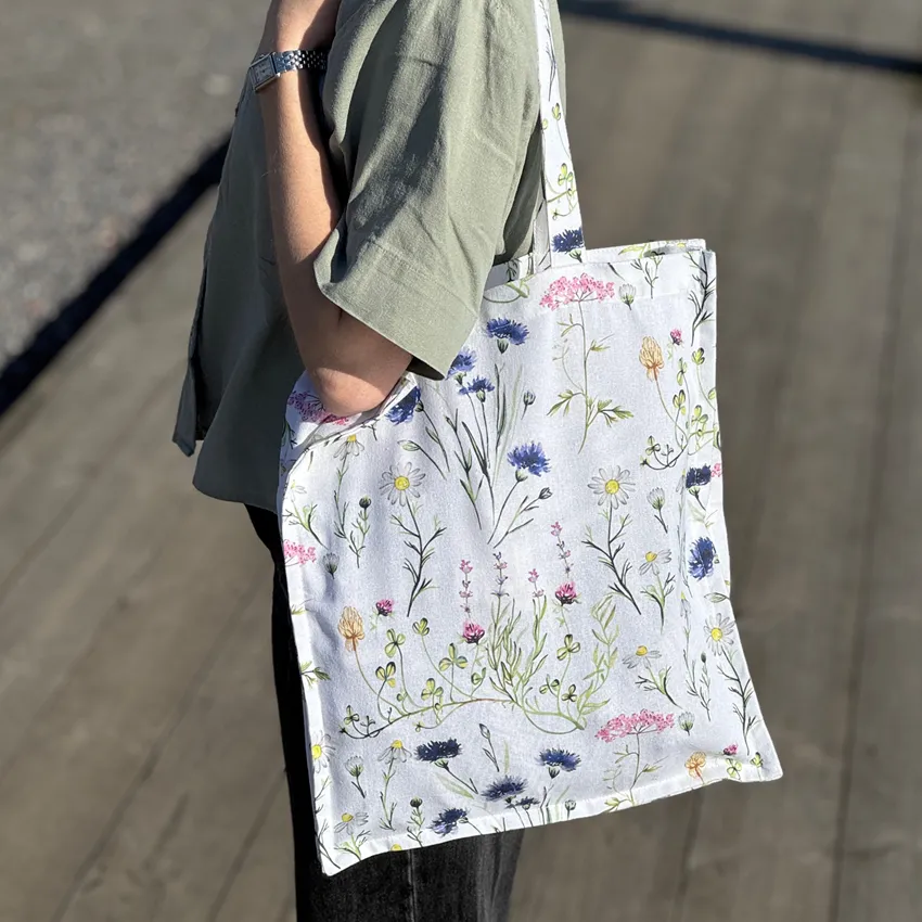 Sac recyclé Hilma, Bleu/Vert