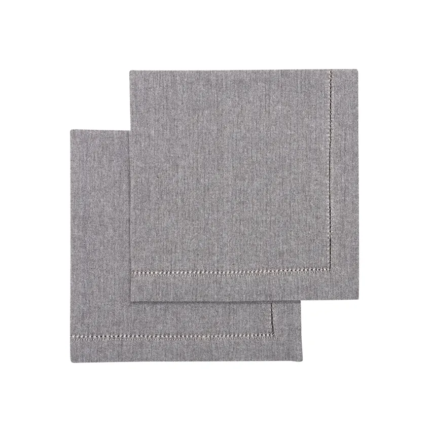 Serviette Recyclée 2-pack Ylva, Beige/Brun clair