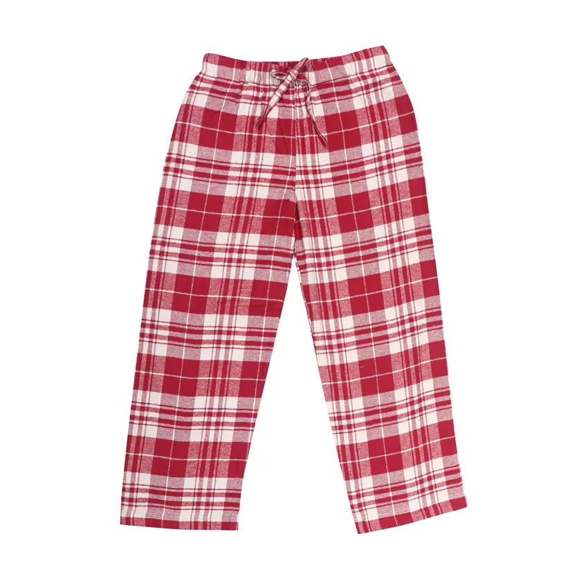 Pyjamasset Sälen 2 pièces, Rouge foncé/Linne