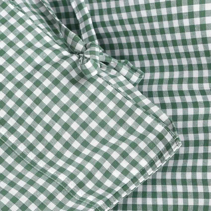 Parure de lit 2 pièces Allan, Vert/Blanc