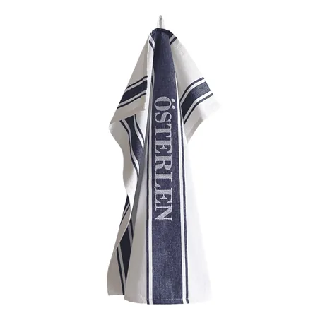 Strofinaccio da cucina Österlen, Blu navy/Bianco