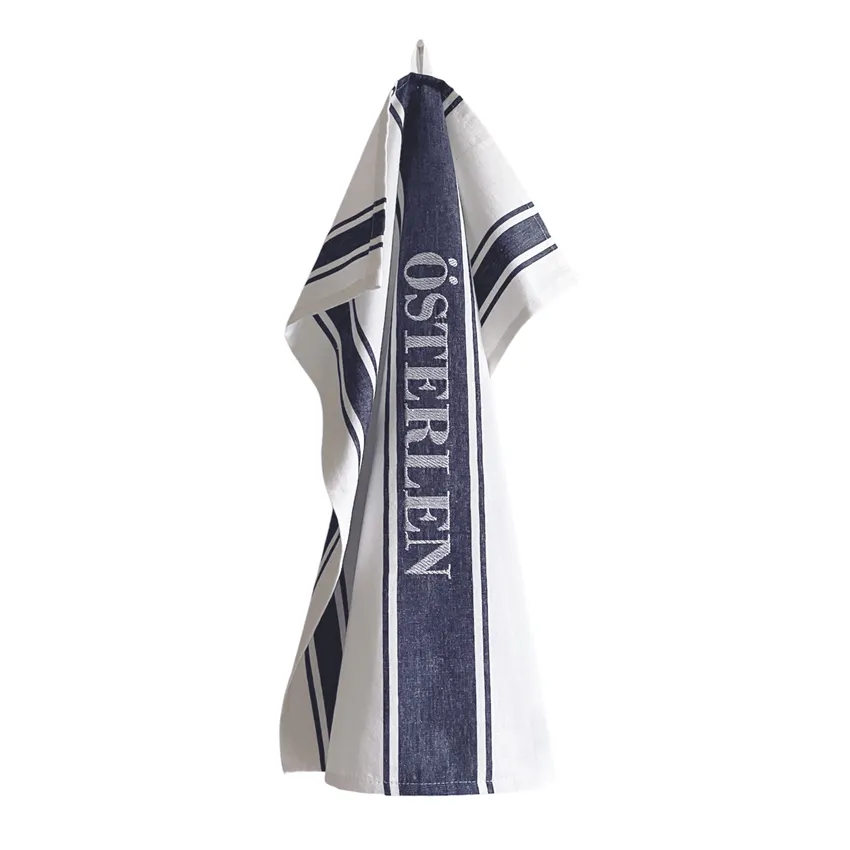 Strofinaccio da cucina Österlen, Blu navy/Bianco