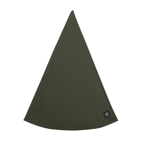 Tovaglia Rotonda Lavabile Riciclata Hedvig, Verde oliva