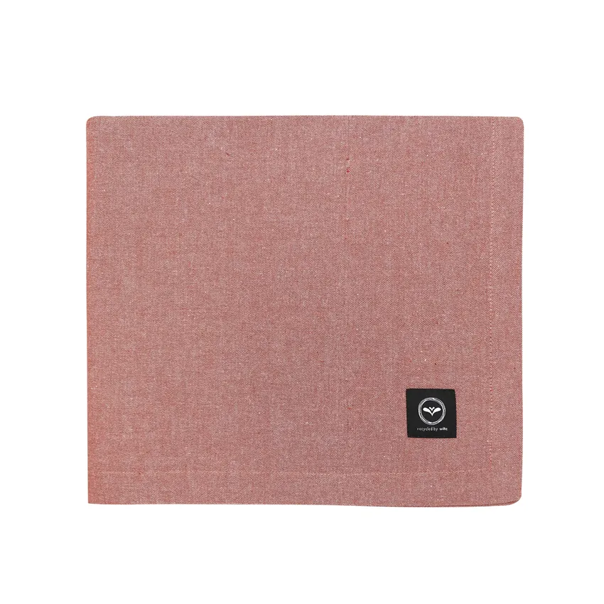 Tovaglia riciclata Elin, Rost/Ecru