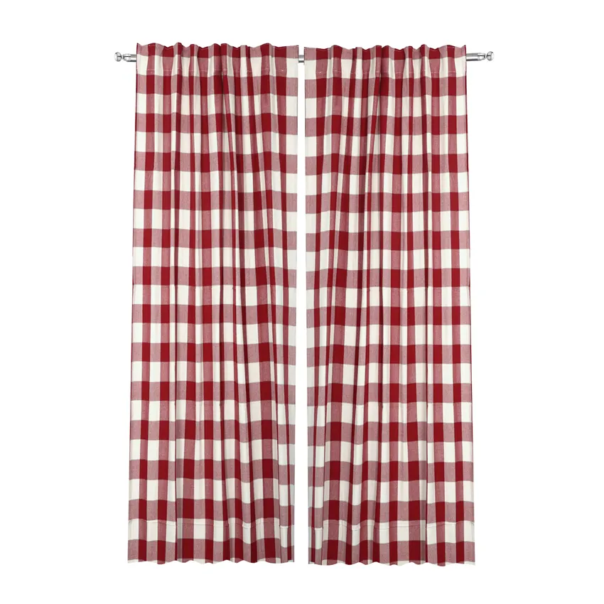Telo tenda riciclato 2-pack Ted, Rosso scuro/Beige