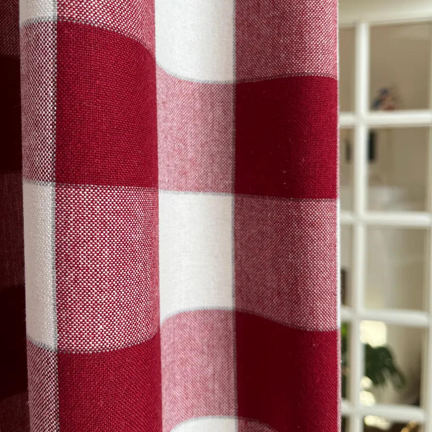 Telo tenda riciclato 2-pack Ted, Rosso scuro/Beige