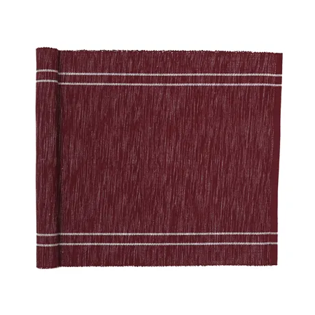 Riciclato Runner Rune, Bordeaux/Ecru