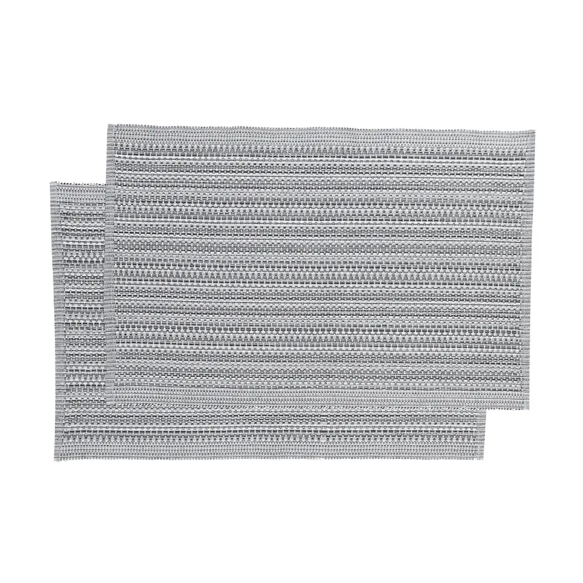 Tovaglietta riciclata 2-pack Gerda, Grigio scuro Multi